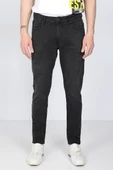 Erkek Siyah Straight Fit Jean Pantolon thumbnail 2
