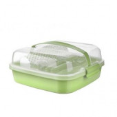 Piknik Seti -32 Parça ( İçiçe Geçebilen Çatal+Kaşık+Bıçaklı ) Yeşil - 2
