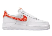 Nike Air Force 1 '07 Low DJ9942 102 Orange Paisley Sneaker Günlük Spor Ayakkabı - 1