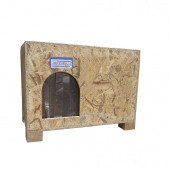 Melada Kedi Evi Dış Ortam Uygun Ahşap Kedi Evi OSB 53x41x35 cm - 2