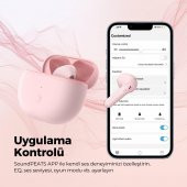 Soundpeats Air3 Deluxe HS Bluetooth 5.2 Hi-Res Kablosuz Kulak içi Kulaklık Pembe - 6