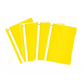 ZF123A Telli Dosya Seti Sarı 4 Adet Pvc 31x24cm - 1