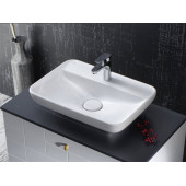 Turkuaz Seramik Turkuaz Cerastyle Lal Serisi Tezgah Üstü Çanak Lavabo 60x42 cm - 1