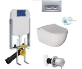 Creavit Gömme Rezervuar Seti Ve Dura Asma Klozet Sirius Ve Yavaş Kapak - 1