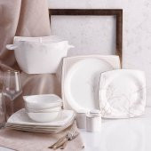 KORKMAZ A8461 BONE SEL.60 P YEMEK TAKIMI (KARE) - 1