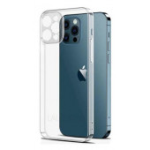 Apple iPhone 13 Pro Kamera Korumalı Şeffaf Tıpalı Silikon Kılıf - 1