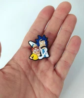 Terlik Ayakkabı Sandalet Süsü Rich And Morty 1 Adet Silikon Kız Erkek Aksesuar Hediye - 1