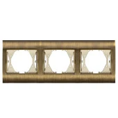 Viko Panasonic Thea Blu Antique + Dore Üçlü Çerçeve - 1