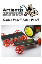 Güneş Paneli Solar Panel 4x8 cm 5.5v 100 mA 1 Adet Güneş Enerjisi Okul Sınıf Deney Çalışmaları - 3