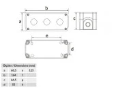 Bemis IP44 Üçlü Buton Kutusu BT3-3000-0002 - 2
