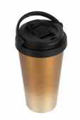 Kaliteli Çift Katman Paslanmaz Çelik 500 ml Termos Bardak Gold - 2