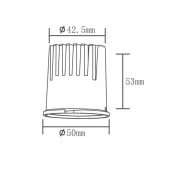 ACK AH06-00011 Terra Cob Led Aydınlatma Modülü 8W 4000K Ilık Beyaz - 2