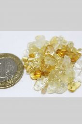 Delikli Sitrin Taşı Mini Boy 50 adet - 1