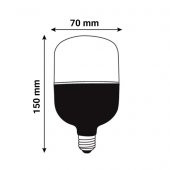 Maxled 20W Tourch Led Ampul 6500K Beyaz Işık E-27 1600 Lümen - 3