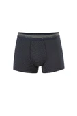 Pierre Cardin Erkek 3'lü Boxer Çizgili/Düz - 7