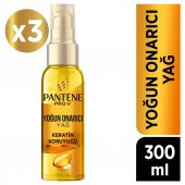 Pantene Saç Bakım Yağı Keratin Özlü Onarıcı E Vitaminli 100 ML x 3 Adet thumbnail 1