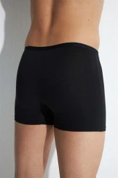 3'lü Paket Siyah Erkek Modal Boxer İnce Bel Lastikli - 4