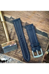 El Yapımı Deri Saat Kordonu - 1