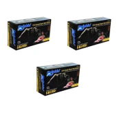 Dolphin Tek Kullanımlık Lateks Siyah Pudrasız Nitril Muayne Eldiveni Small Küçük Boy - 100'lü 3Paket thumbnail 1