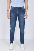 Erkek Mavi Straight Fit Jean Pantolon - 2