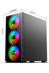 İzoly Huge X i3-10100F 8GB 512GB M.2 NVMe RTX 3060 12GB 24" Oyuncu Masaüstü Bilgisayarı thumbnail 4