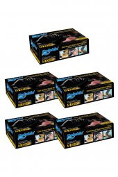 Dolphin Tek Kullanımlık Lateks Siyah Pudrasız Nitril Muayne Eldiveni Meidum Orta Boy - 100'lü 5Paket - 2