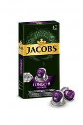 Jacops Kahve Kapsül Lungo Intenso 8 Kapsül Kahve 10 Kapsül - 1
