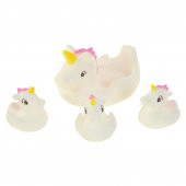 Kutulu Soft Sesli Sevimli Unicorn Ailesi - 3