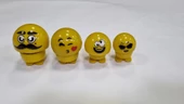 ARAÇ İÇİ GÖĞÜS ÜSTÜ YAPIŞTIRMA 4LÜ EMOJİ-SARI - 3