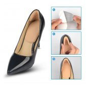 Ten Rengi 6 Mm Taban Destekli Topuk Vurma Önleyici Ayakkabı Daraltma Padi  Ağrı Kesici Tahriş Koruyucu Topuk Yama thumbnail 1