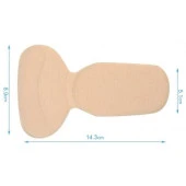 Ten Rengi 6 Mm Taban Destekli Topuk Vurma Önleyici Ayakkabı Daraltma Padi  Ağrı Kesici Tahriş Koruyucu Topuk Yama thumbnail 6