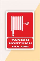 karbonsoft İş Güvenliği Uyarı Levhası Yangın Hortumu Dolabı - 1