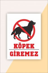karbonsoft Köpek Giremez Uyarı Levhası - 1