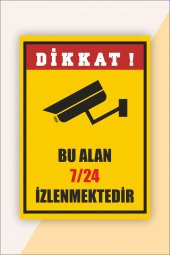 karbonsoft İş Güvenliği Bu Bölge Kamera İle İzlenmektedir Levhası - 1