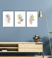 karbonsoft Dekoratif 3 parçalı MDf ahşap tablo - 3