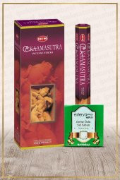 Kamasutra 120 Çubuk Tütsü ve Esterya Plus Sabun Setli - 1