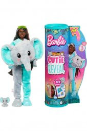 Barbie Cutie Reveal Bebekler Barbie Tropikal Orman Serisi - Fil HKP97-HKP98 - 3