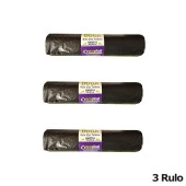 Ecoplast 240 Litre Siyah Hantal Konteyner Çöp Torbası - 100 x 150 Cm. - 600 Gr. - 10 Adetlik 3 Rulo thumbnail 2