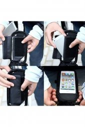 5.5 Inch Telefon Üniversal Su Geçirmez Bisiklet Tutucu - Mavi - 3