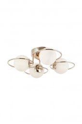 Eray Aydınlatma 4 lü Opal Camlı Rose Gold Avize - 1