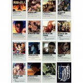 ATTACK ON TİTAN TASARIM DUVAR KAĞIDI POSTER SET 30 - 3