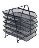 Kraf Perfore Evrak Rafı 5 Katlı Siyah - 1