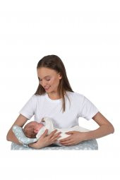 Sevi Bebe Emzirme Yastığı Yaprak Desen - 3