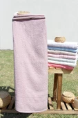 %100 Pamuk Renkli 70x140 Banyo Havlusu - 7
