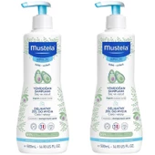 Mustela Gentle Cleansing Gel Yenidoğan Saç Ve Vücut Şampuanı 500 ml 2 ADET - 1