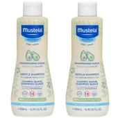 Mustela Gentle Shampoo Papatya Özlü Bebek Şampuanı 500 ml 2 ADET - 1