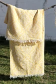 %100 Pamuklu 90x180 Peştemal Plaj Havlusu Jakarlı thumbnail 2