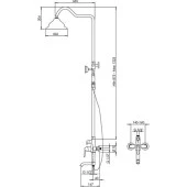 DST27-A Tauro Komple Duş Seti(Bataryalı) (Altın Görünüm) thumbnail 2