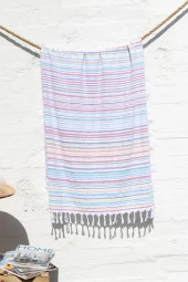 %100 Pamuk 90x170 Peştemal Plaj Havlusu thumbnail 2