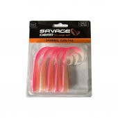 Savage Gear LB Sandeel Curltail 10cm Pink Glow Back 5 Adet - 1